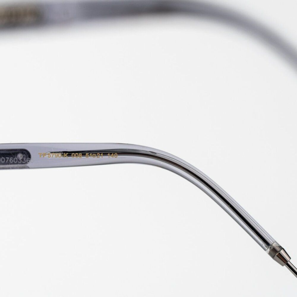 Tom Ford Men's Thin Metal Frame Glasses in Gunmetal - Picture 7 of 10